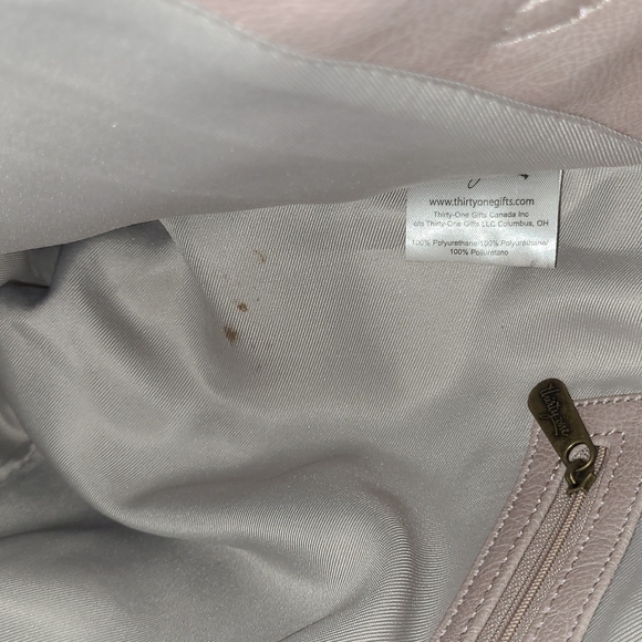 Pink Thirty-One purse with long strap - Picture 5 of 7